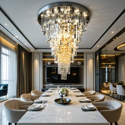 Viseće Plafonske Lampe: Istaknuti Elementi Trpezarije