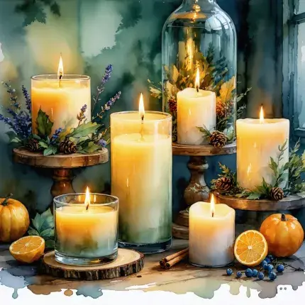 Mirisne Sveće: Topla Ambijentalna Rasveta