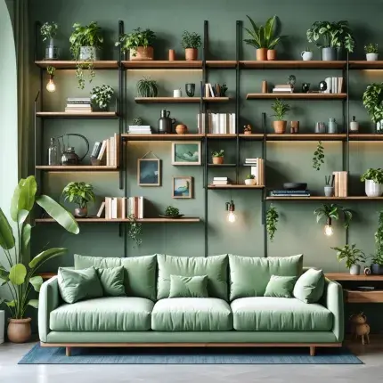 Dekorativne Police: Funkcionalna Zidna Dekoracija