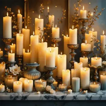 Dekorativne Sveće: Akcenti za Ambijentalno Osvetljenje